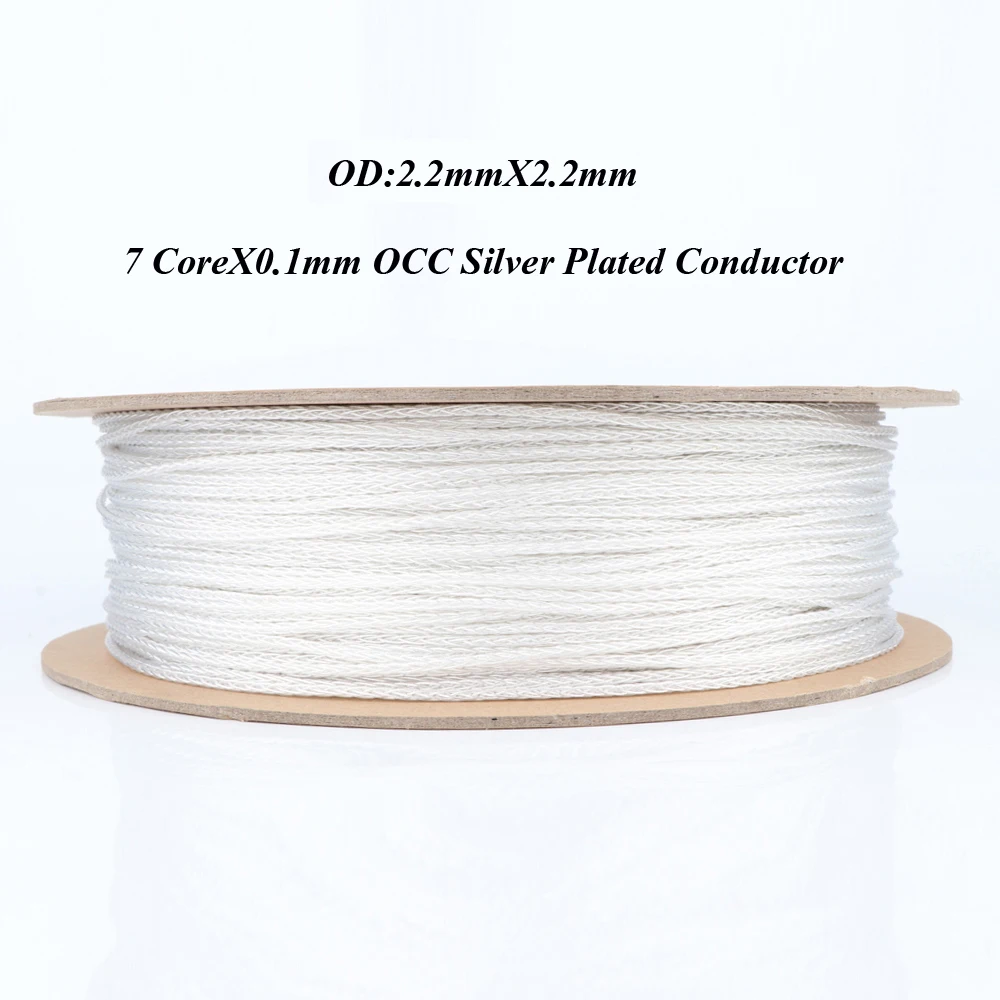 Hi-end 8-ядерный Twist 6N OCC посеребренный обновленный аудио кабель для наушников видео