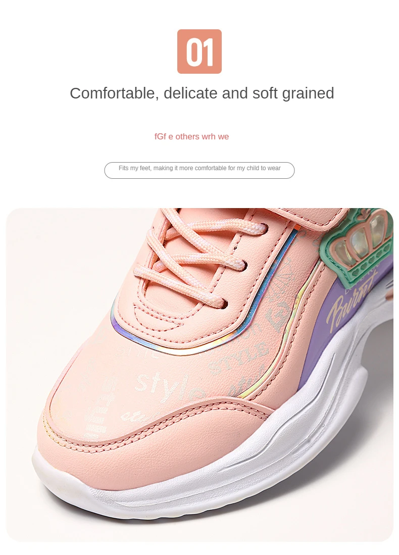 children's shoes for sale WKPK Children Sneakers Fashion Cute Princess Shoes Comfortable Lightweight Girls Outdoor Casual Booties Activity Supplies leather girl in boots