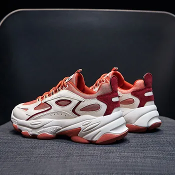 

Women's sports shoes fashion women's shoes 2020 new wild popular running shoes breathable increased thick bottom sports shoes