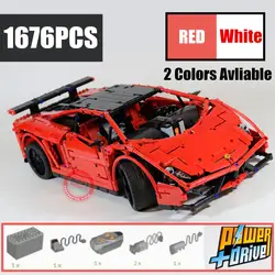 Новый RC двигатель мощность функция MOC-3918 Lamborghinies супер автомобиль Gallardo строительный комплект блок Кирпичи Diy игрушка подарок