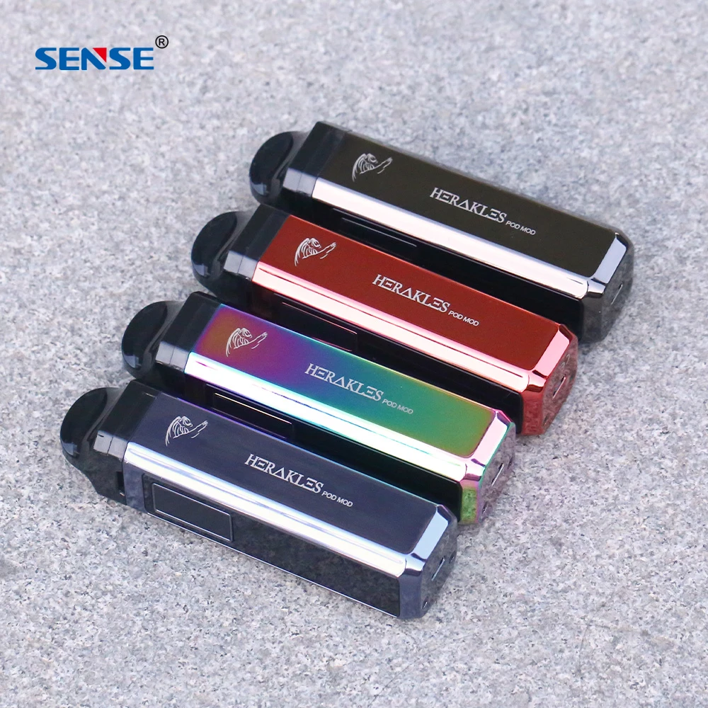 Sense Herakles vape комплект 40 Вт коробка мод 1500 мАч батарея 6 мл многоразового картридж pod система Комплект 0.4ohm сетка катушка vs vinci