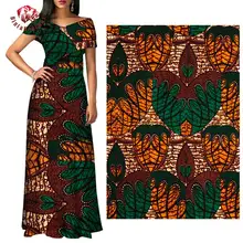 Анкара африканская ткань из полиэстера с восковой печатью африканская ткань Анкара для шитья 6 ярдов/партия африканская ткань для вечерние платья FP6235