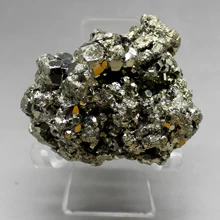 119 г натуральный Блестящий Пирит минеральный кристалл образец камни и кристаллы необработанный кварц