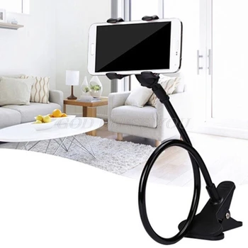 

Mobile Lazy Bracket Two Clamp Flexible Phone Stand Holder for Cellphone Support Drop Shipping