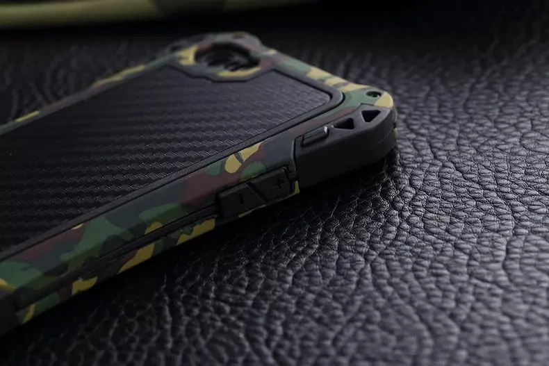 Камуфляжный чехол MBPMATE для iphone X 5c 5S SE 6 6S plus 6Plus 7 8 Plus XS Max металлический алюминиевый защитный водонепроницаемый противоударный мощный чехол