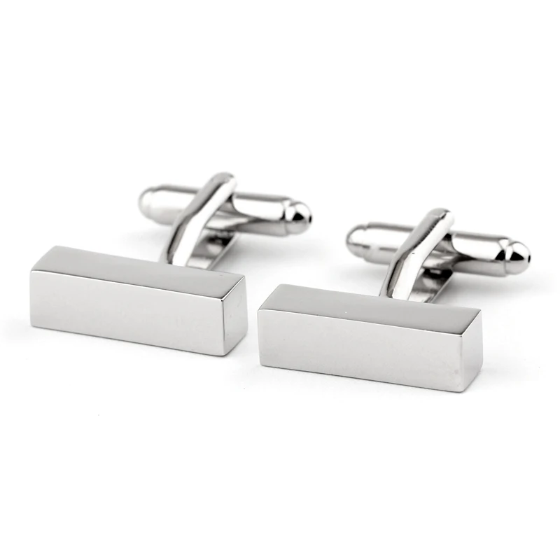 Rectangular high end French men cufflinks shirts cufflinks sleeve nail