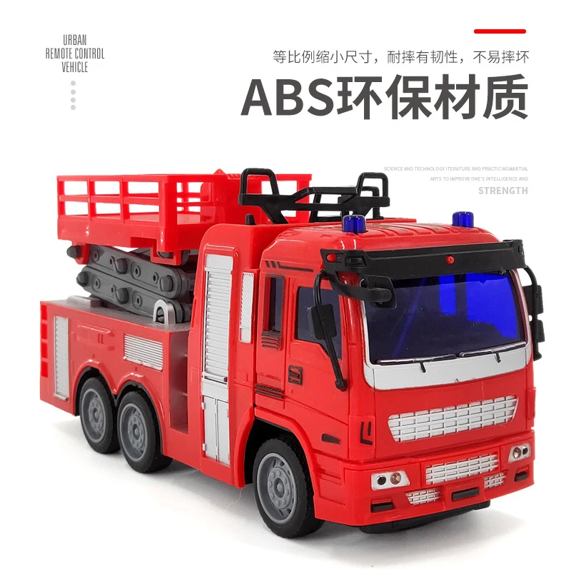 2.4GHZ Rc Cars Dump Truck Vehicle For Children Boys Xmas Birthday Gifts Simulation City Transporter Engineering Model Beach Toys 2