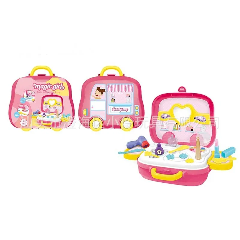 

Children Hand Travel Lugguge Toy Play House Model Slicer Tableware, Doctor Set, Luggage-Toy Set