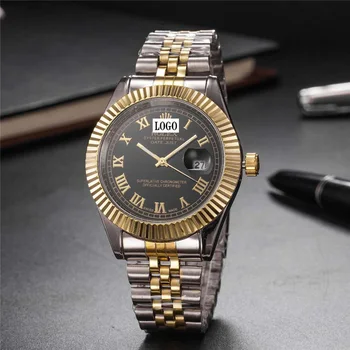 

new RLX Brand Business Men's Quartz Watch Luxury watch Waterproof Calendar Men's Watch Trend Stainless Steel Band Men's Watch