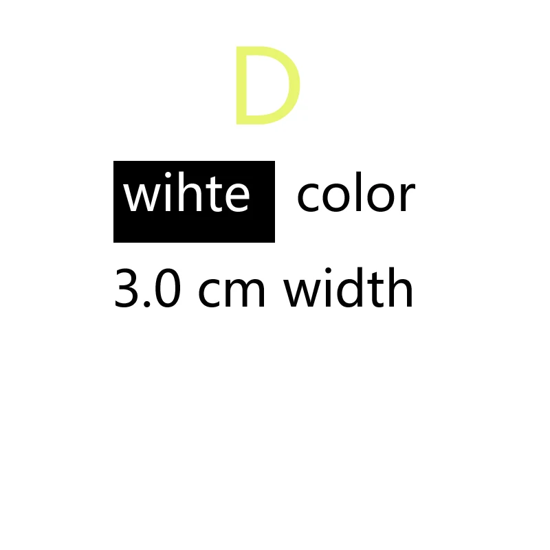 3.0cm white color Ремень из натуральной кожи - Цвет: 3.0cm white color