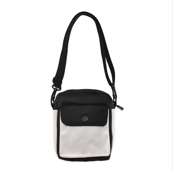 

Japanese sweet bag female canvas bag soft sister shoulder messenger bag student girl cute small shoulder bag Casual