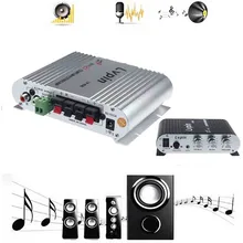 Умный, легкий алюминиевый корпус, Hi-Fi, Cd-плеер Mp3 радио автомобиль домашний аудио стерео Бас Динамик усилитель 12V 200W S16