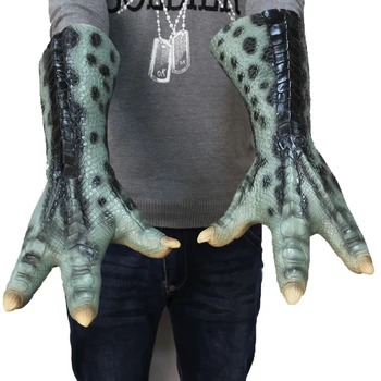 

Dinosaur Arms Latex Hands Gloves Fancy Dress Halloween Turtle Lizard Dragon Arm