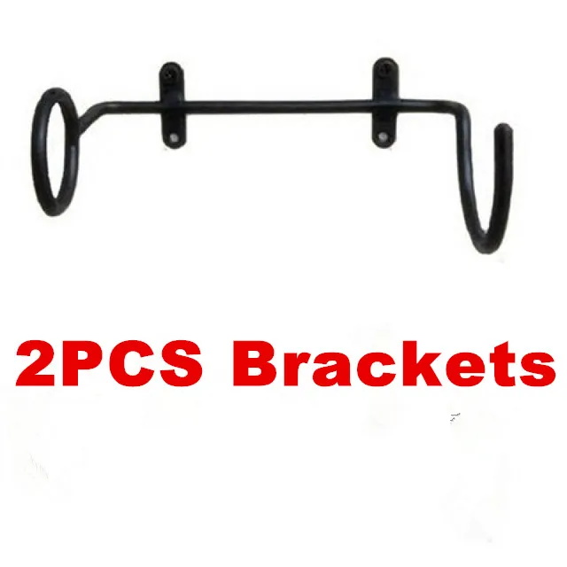 2 PCS Bracket 1-100 шт, горячая распродажа, черный бар, винные бутылки, настенный дисплей, полки кронштейны, мебель, винные бутылки, стойка, кронштейн, поддержка - Цвет: 2 PCS Bracket
