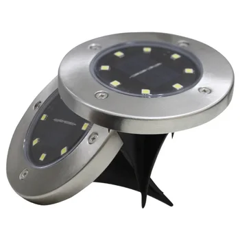 

4X Solar Powered Ground Light Waterproof Garden Pathway Deck Lights With 4/8//12/16/20 LED Lamp for Home Yard Driveway Lawn Road