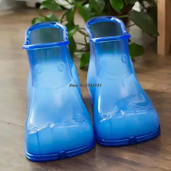 

Foot Massage Shoes Soaking Slippers Boots Feet Care Soak Hot Compress Foot Bath Shoes Bathroom Wash Artifact Creative #1223