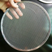 Новая сковорода Для Выпечки Пиццы круглый 25,5 см лоток с отверстиями кухонные инструменты из нержавеющей стали