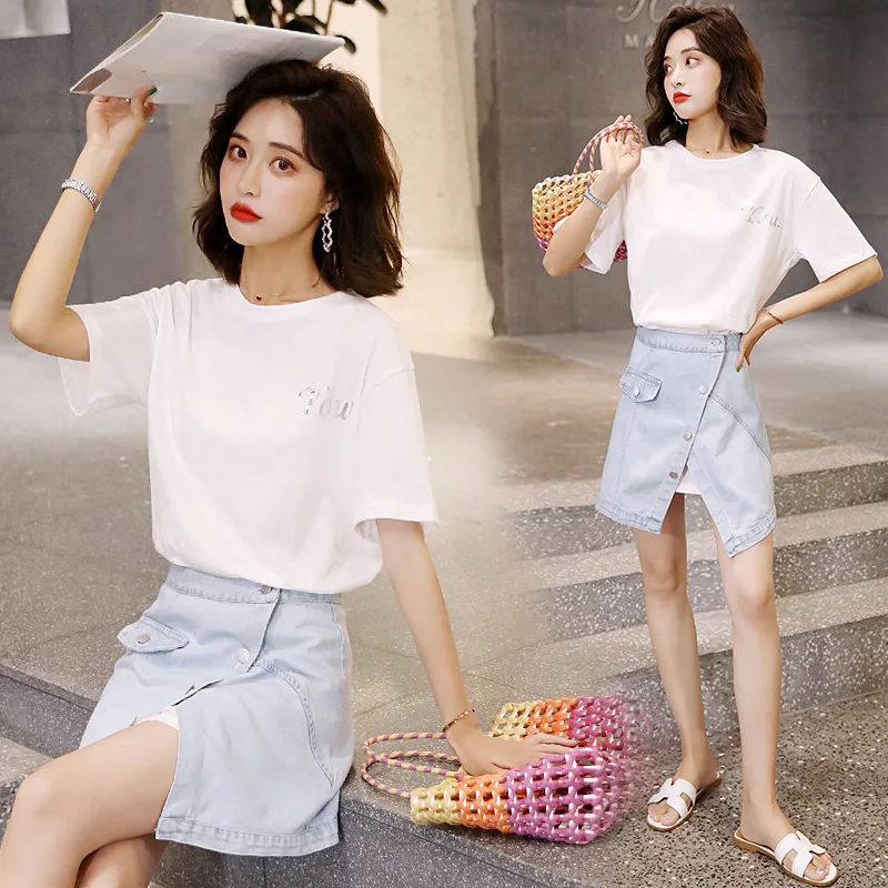 

2019 Summer New Style Network Red Dress Western Style French Retro Skirt Two-Piece Set Very Fairy France Non-mainstream Dress