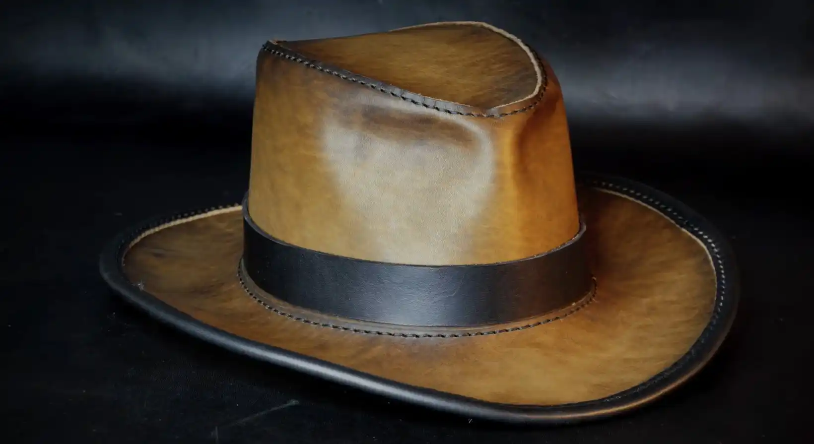steampunk hat leather