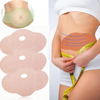 

5Pcs Body Slimming Patch Navel Cream Patch Stick Belly Slim Belly Button Stickers Slimming Fat Burning Belly Stick Belly Sticker