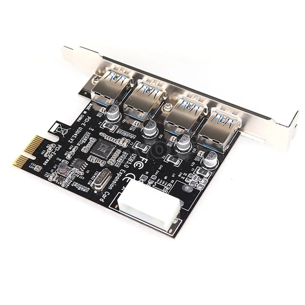 Профессиональный Надежный Быстрый USB 3,0 PCI-E PCIE 4 порта Экспресс-Плата расширения адаптер ED плата модуля для Windows