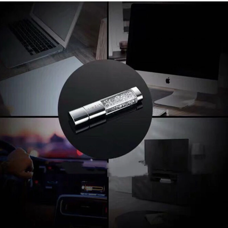 Накопитель 8 ГБ алмаз коробка USB диск 64 Гб металлическая USB флеш-карта флэш 128 ГБ 4 ГБ Флешка в виде бижутерии 16 ГБ USB флэш-накопитель 32 ГБ специальный подарок