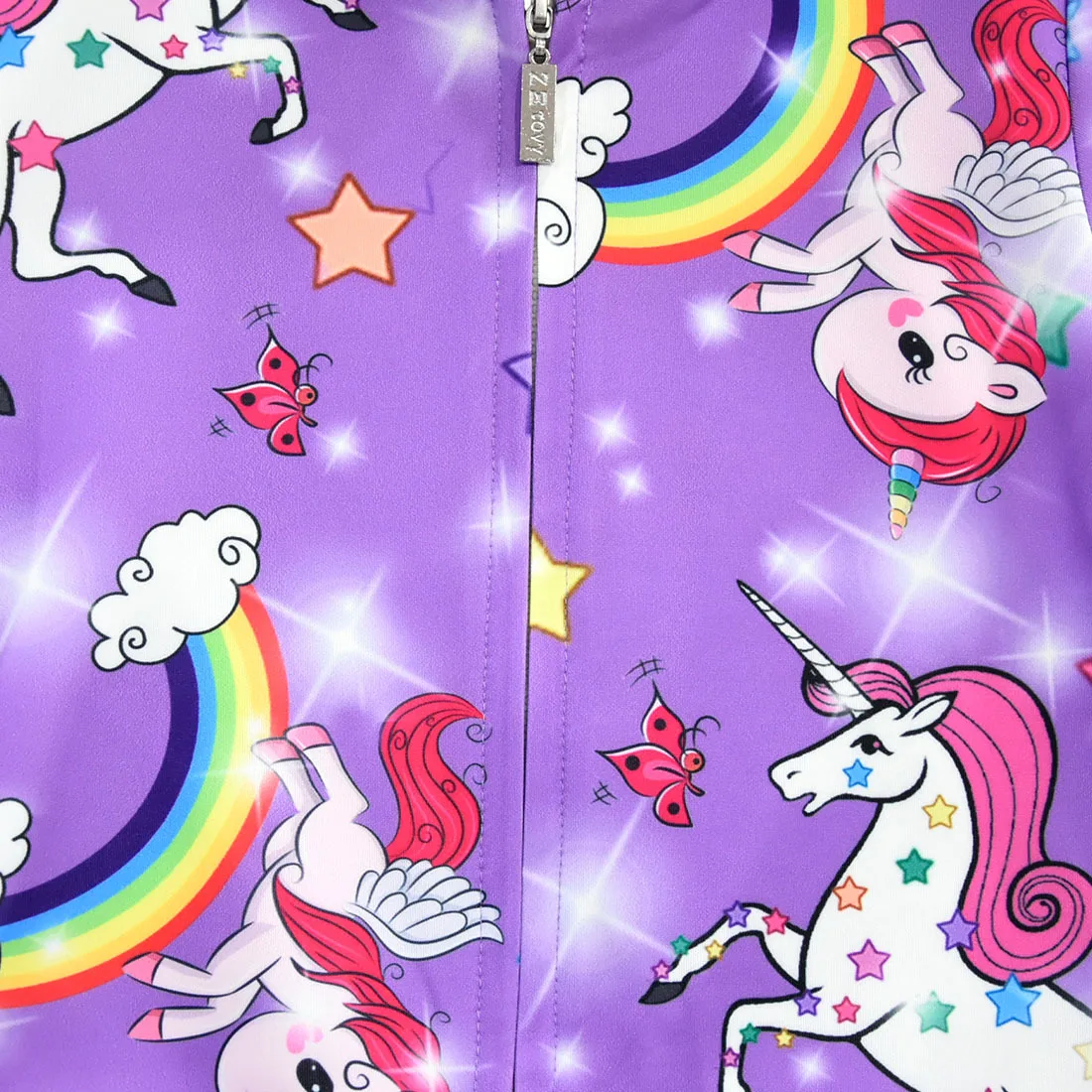 Colorful Unicorn Hooded Jackets