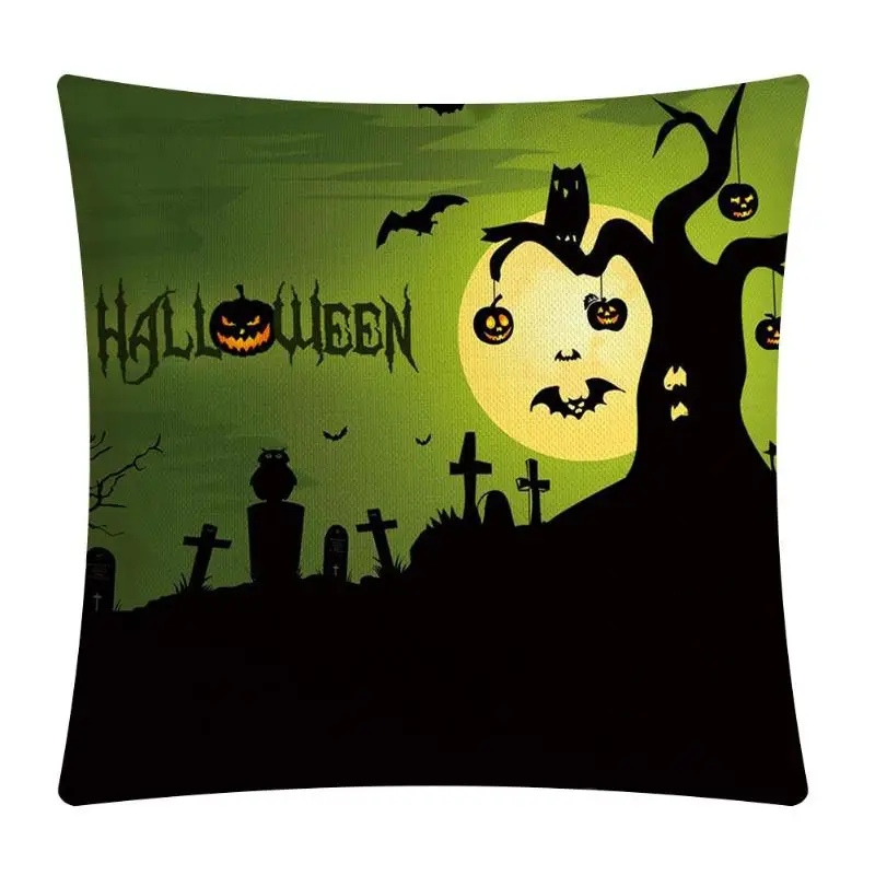 Тыква Happy Halloween наволочка с изображением замка диван-подушка для кровати наволочка домашний декор