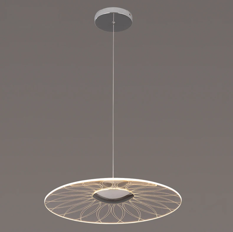 Pendant lights A Современный минималистичный подвесной светильник в скандинавском стиле, светодиодный светильник с полупрозрачной текстурой, освещение для ресторана и спальни - Цвет корпуса: Pendant lights A