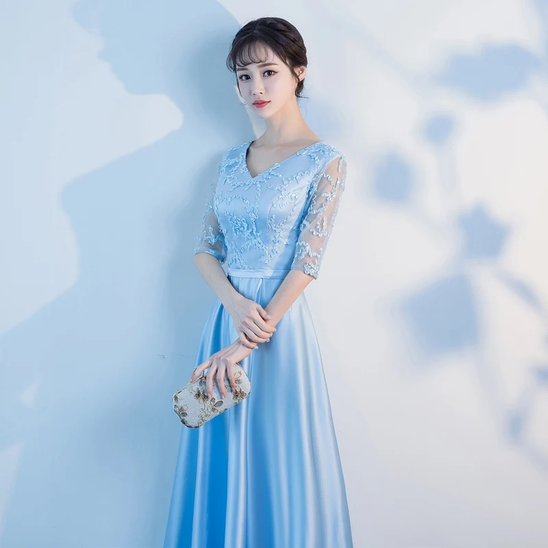 Новые модные вечерние чонсам, Восточный стиль, женское свадебное платье Qipao, модный элегантный в китайском стиле, длинный халат, одежда, Vestido S-3XL