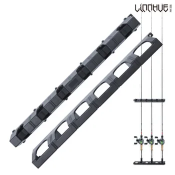 

Fishing Rod Holder 6-Pole Display Rack Wall-Mounted Fixed Household Lifgtweight High Quality Lightweight And Compact