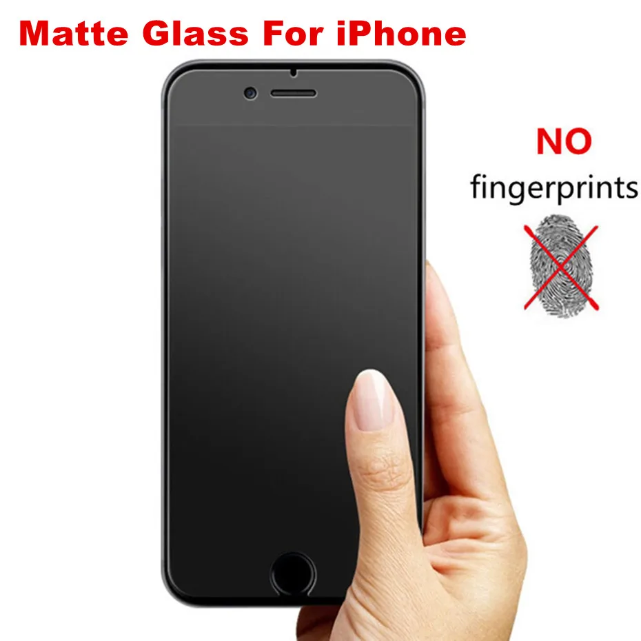 Матовое Защитное стекло для iPhone 7 8 6 6s plus iphone 11Pro XS Max XR | Мобильные телефоны и