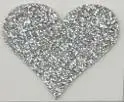 Glitter silver 50 шт. Блестящий кружевной набор для свадебных приглашений с сердечком, повязка для живота, четыре сложения, карман, приглашает на свадьбу, украшение, поставка - Цвет: Glitter silver