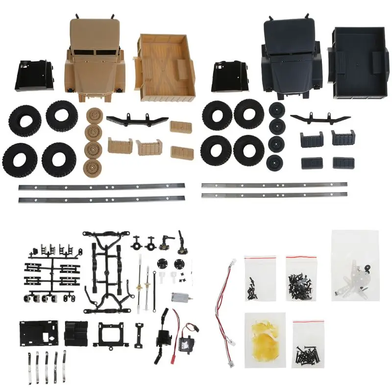 WPL B14 1:16 4WD 2 4G RC Rock Car Crawler военный грузовик багги внедорожники DIY