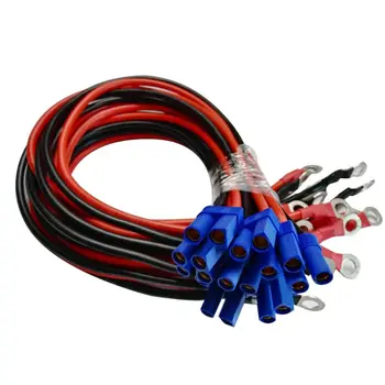 

EC5 Female Plug Connector Cable with O Ring Eyelet Terminal 10AWG Wire 50 CM