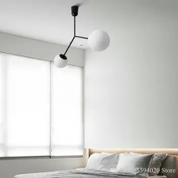 

Designer's Minimalist Line Chandelier Modern Living Room Dining Room Home Decor Hanging Light Bar Creative Industrial Lighting
