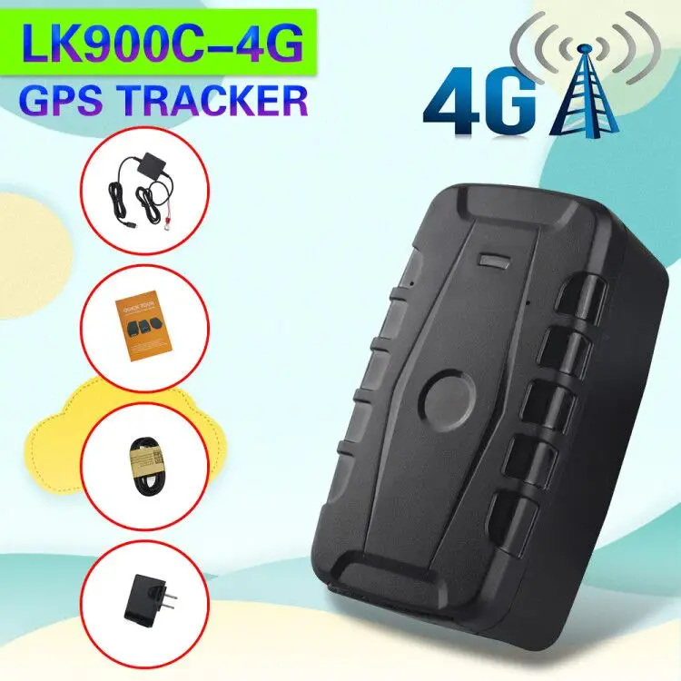Gps трекер в реальном времени 4G LK900C с оповещением о низком заряде батареи и