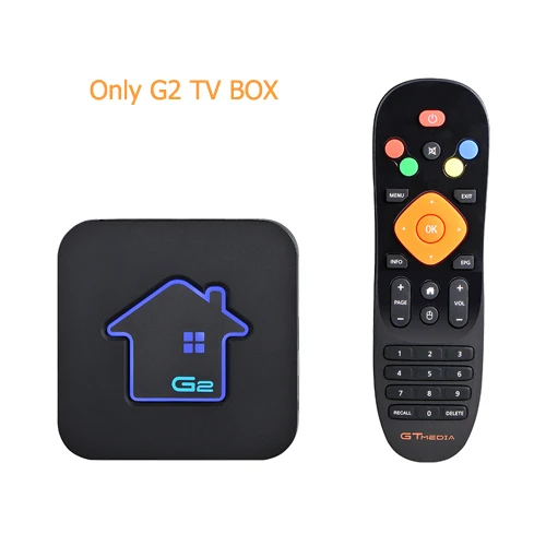 G2 TV BOX GTMEDIA G2 S905W Android 7,1 Smart Tv Box медиаплеер 2G ram 16G rom Италия Германия FR встроенный Wifi 4K 2K HD 2,4G Wifi набор топ - Цвет: G2 TV BOX