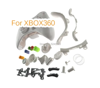 

5sets For XBox 360 Wireless Game Controller Hard Case Gamepad Protective Shell Cover Full Set With Buttons Analog Stick