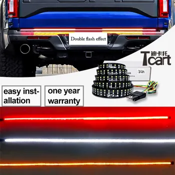 

Tcart 12V Flexible LED Strip DRL Running Light 150cm Car Truck Tailgate Turn Signal LED Light Bar Waterproof Reverse Brake Light