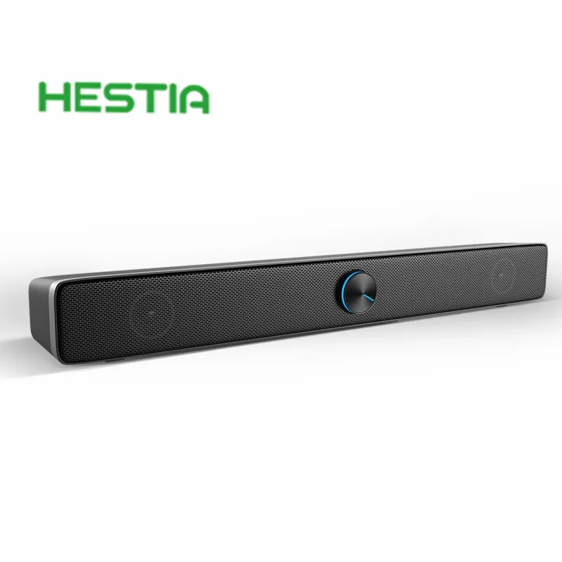 Беспроводная звуковая панель HESTIA, динамик, USB, мультимедиа, аудио, Hi Fi, стереозвук, водонепроницаемая, для компьютера, ноутбука, настольного смартфона|Портативные колонки| | АлиЭкспресс
