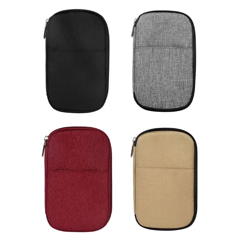 

Passport Holder Travel ID Credit Card Case Protector Organizer Cover