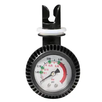 

Air Pressure Gauge 5 PSI Pump Gas Testing Air Thermometer Barometer Meter Tools for Inflatable Boat Kayak Surfboard