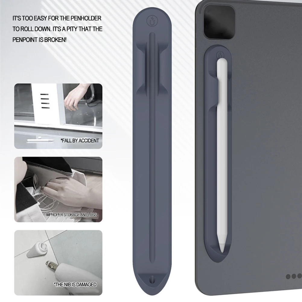 Pen Case Capacitor Pen Soft Silicone Holder for iPad 10