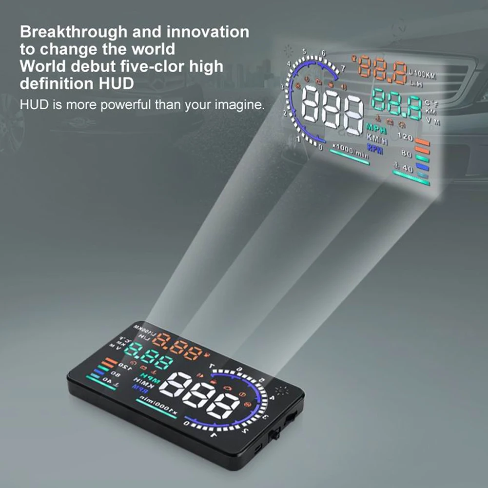 

A8 Automobile Board Computer Projector Car Digital GPS OBD Driving Displayer