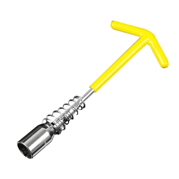 

Plug Wrench, T-Handle Universal Joint Spark Plug Wrench Socket Remover Installer (13/16 inch, 21mm)