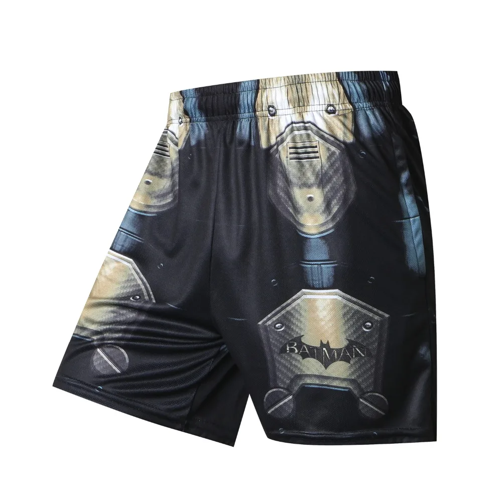 Новые Брендовые мужские шорты 3D Супермен пляжные шорты мужские быстросохнущие летние шорты модные повседневные пляжные шорты