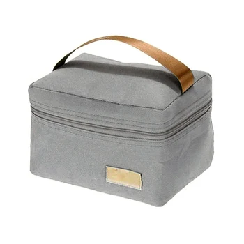 

Newly Travel Oxford Tinfoil Insulated Cooler Thermal Picnic Lunch Bag Waterproof Tote Lunch Bag for Kids Adult FIF66