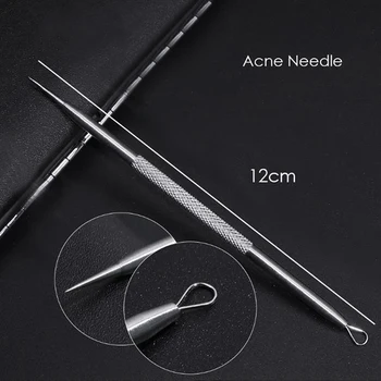 

3pcs Comedone Pin Needle Tool Comedones Extractor Set Acne Blackhead Pimple Treatment Pin Kits