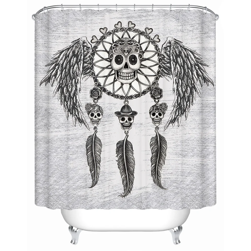 4个骷髅吊坠 (2)